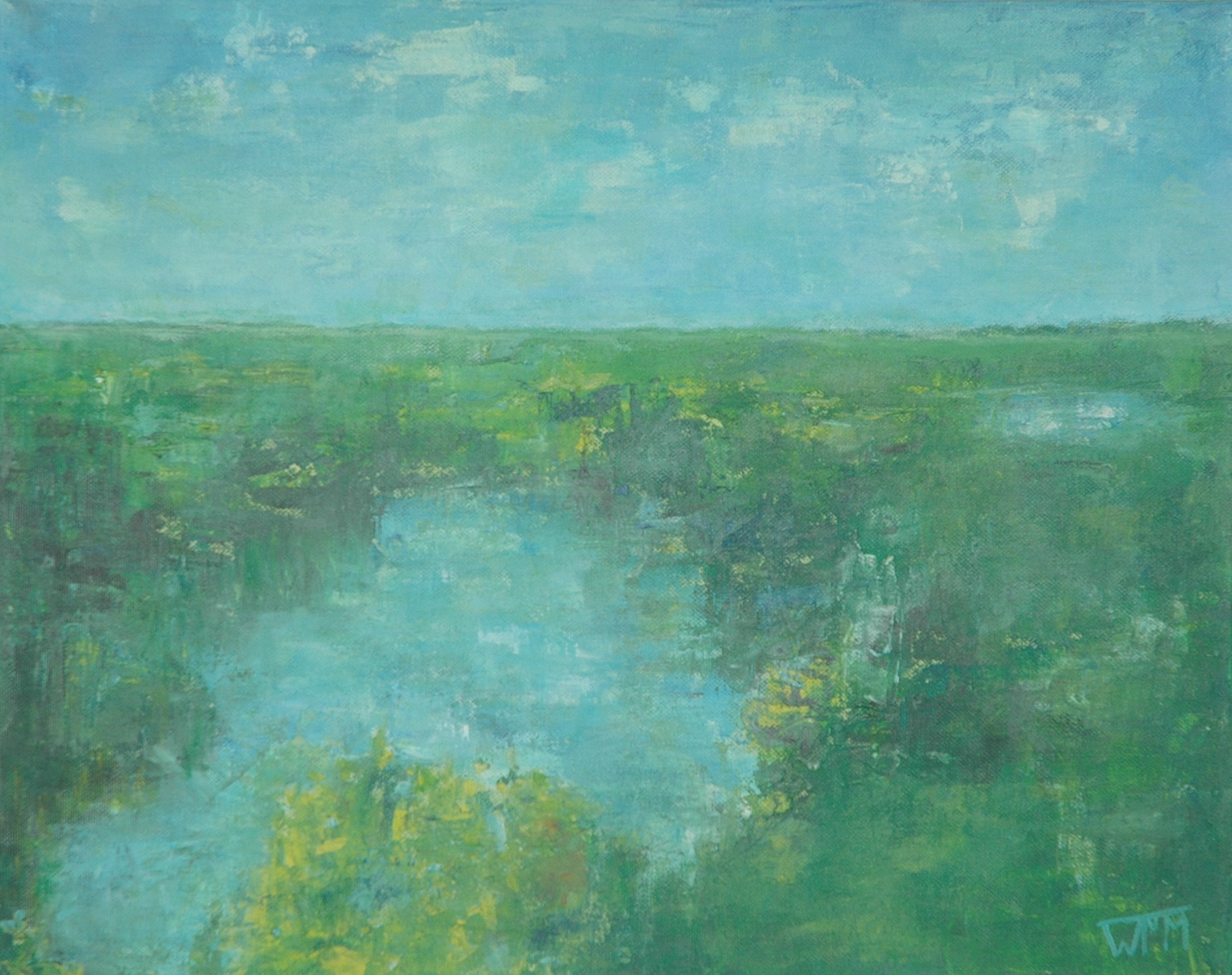 40 x 50 x 4cm, acryl op katoen, €125,-