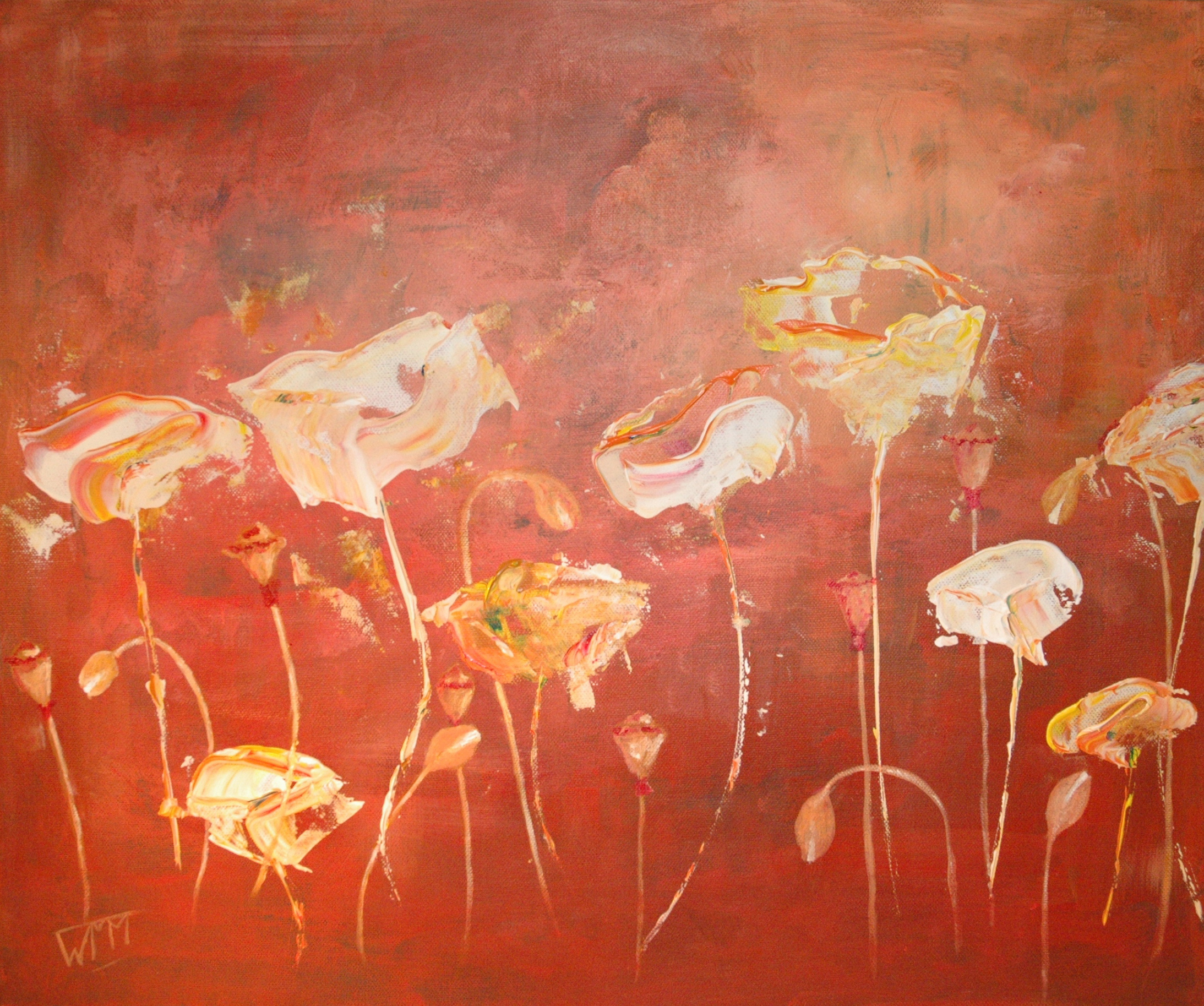 50 x 60 x 4cm, acryl op katoen, €215,-