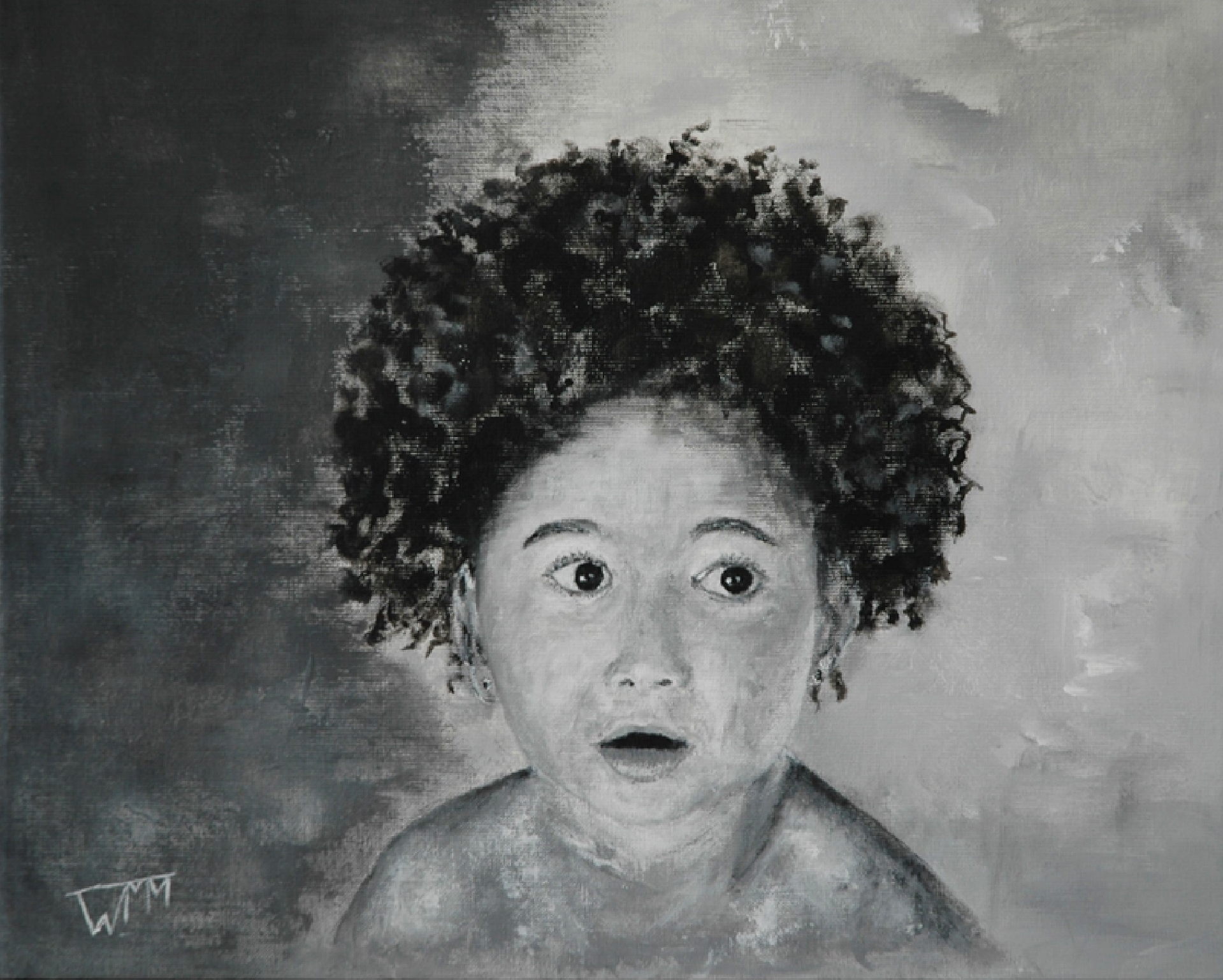 40 x 50cm, acryl op linnen, €185,- (studiehoofd)