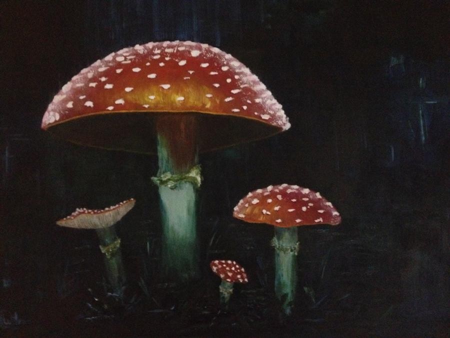 50 x 60cm, acryl op katoen, verkocht