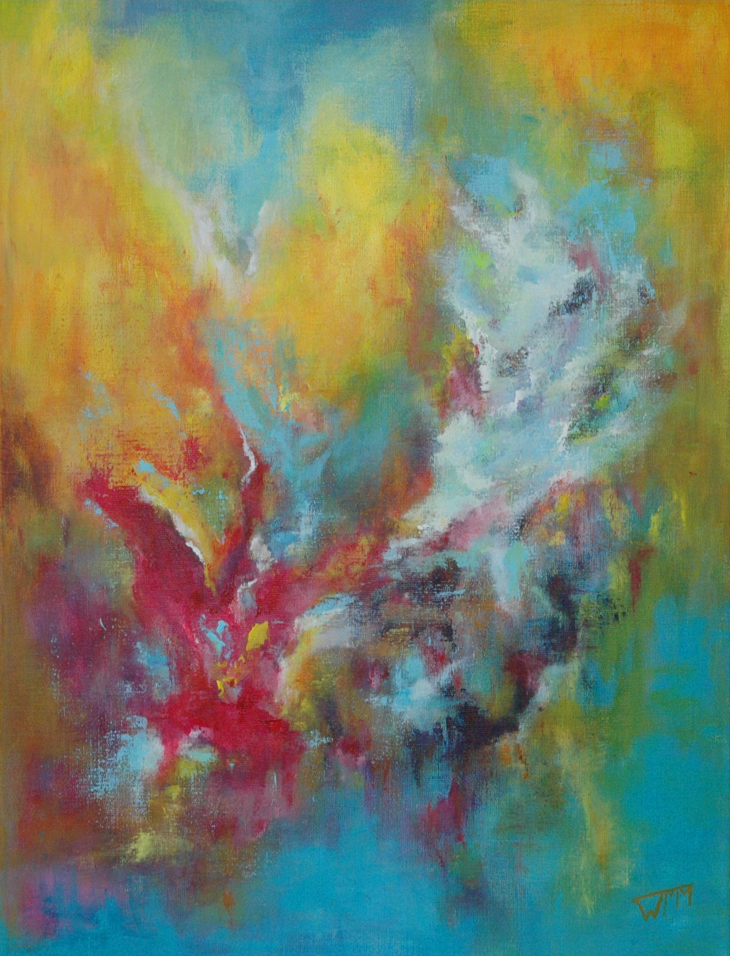 60 x 80cm, acryl op linnen, verkocht