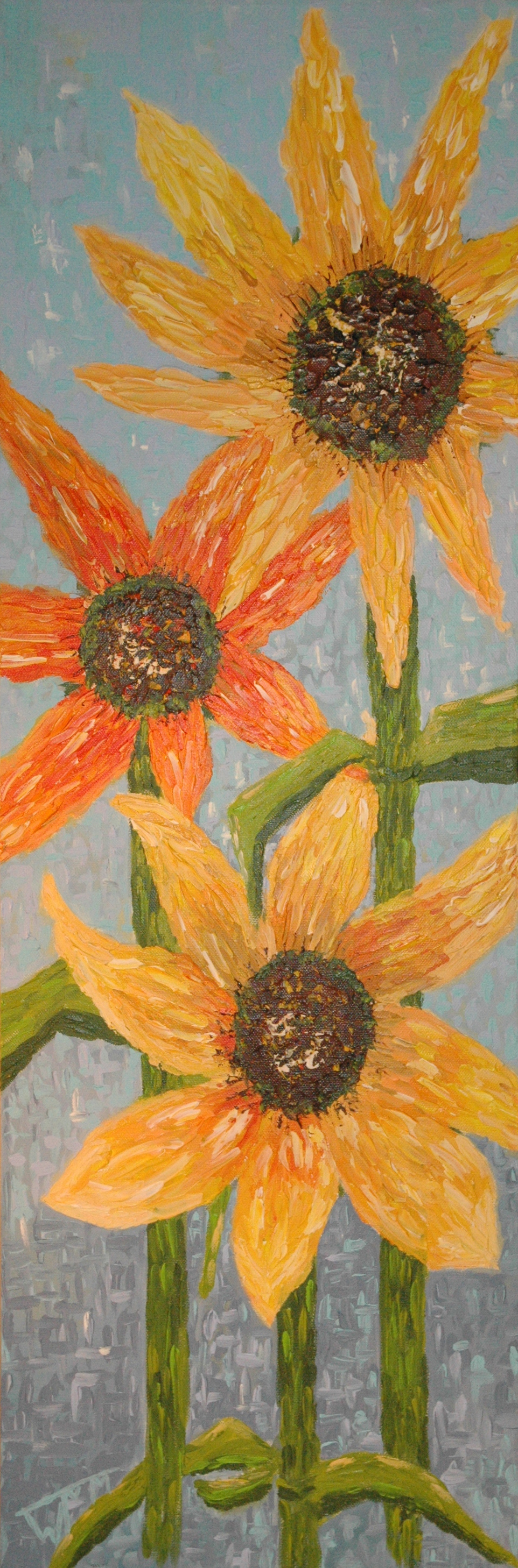 90 x 30 x 4cm, acryl op katoen, €165,-